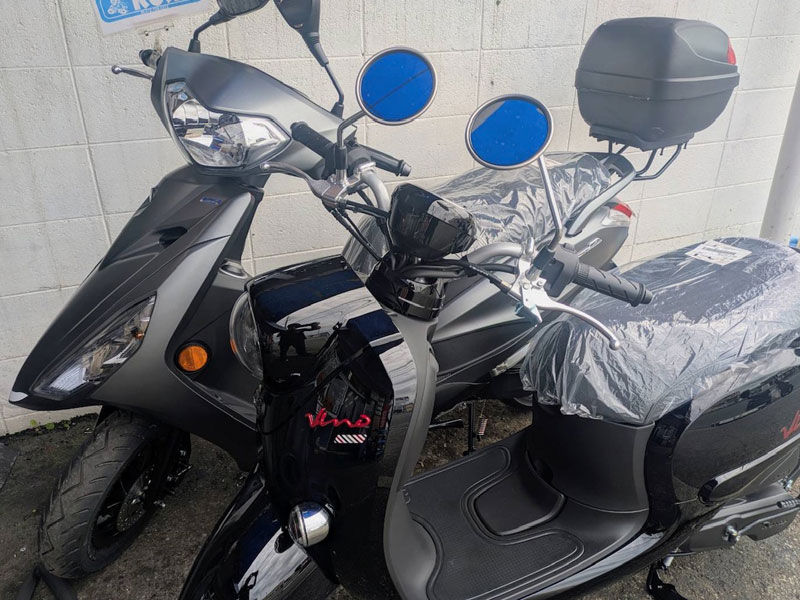新車バイクご購入有難うございます。